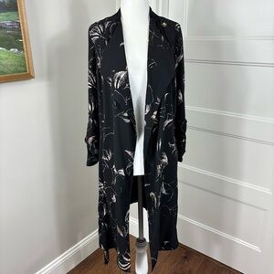 Aritzia Babaton Quincey Floral Trench Coat Size S
